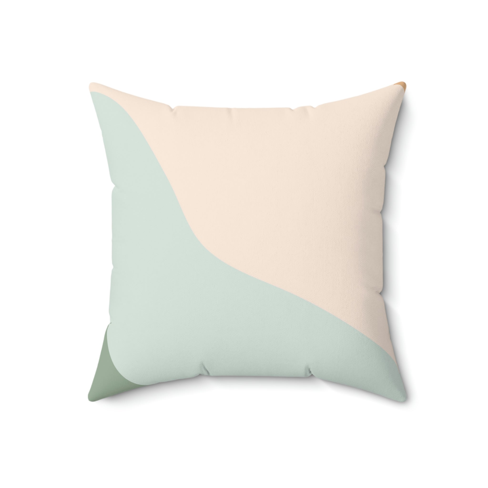 Boho Wave Square Pillow Home Decor Pink Sweetheart