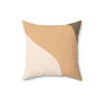 Boho Wave Square Pillow Home Decor Pink Sweetheart