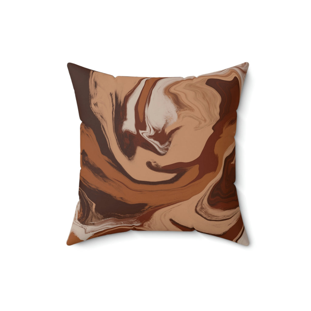 Brownie Mix Square Pillow Home Decor Pink Sweetheart