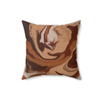 Brownie Mix Square Pillow Home Decor Pink Sweetheart