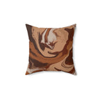 Brownie Mix Square Pillow Home Decor Pink Sweetheart