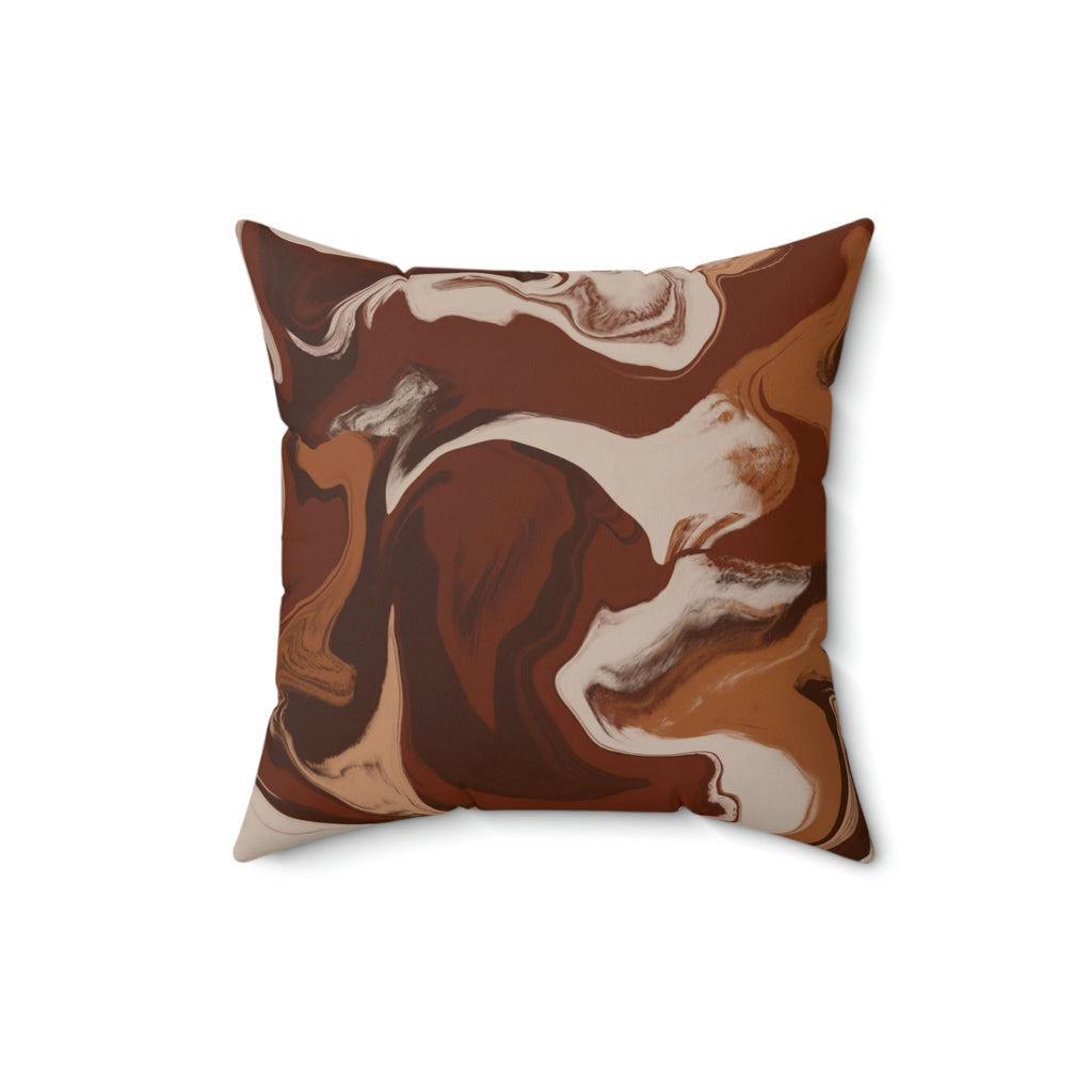 Brownie Mix Square Pillow Home Decor Pink Sweetheart