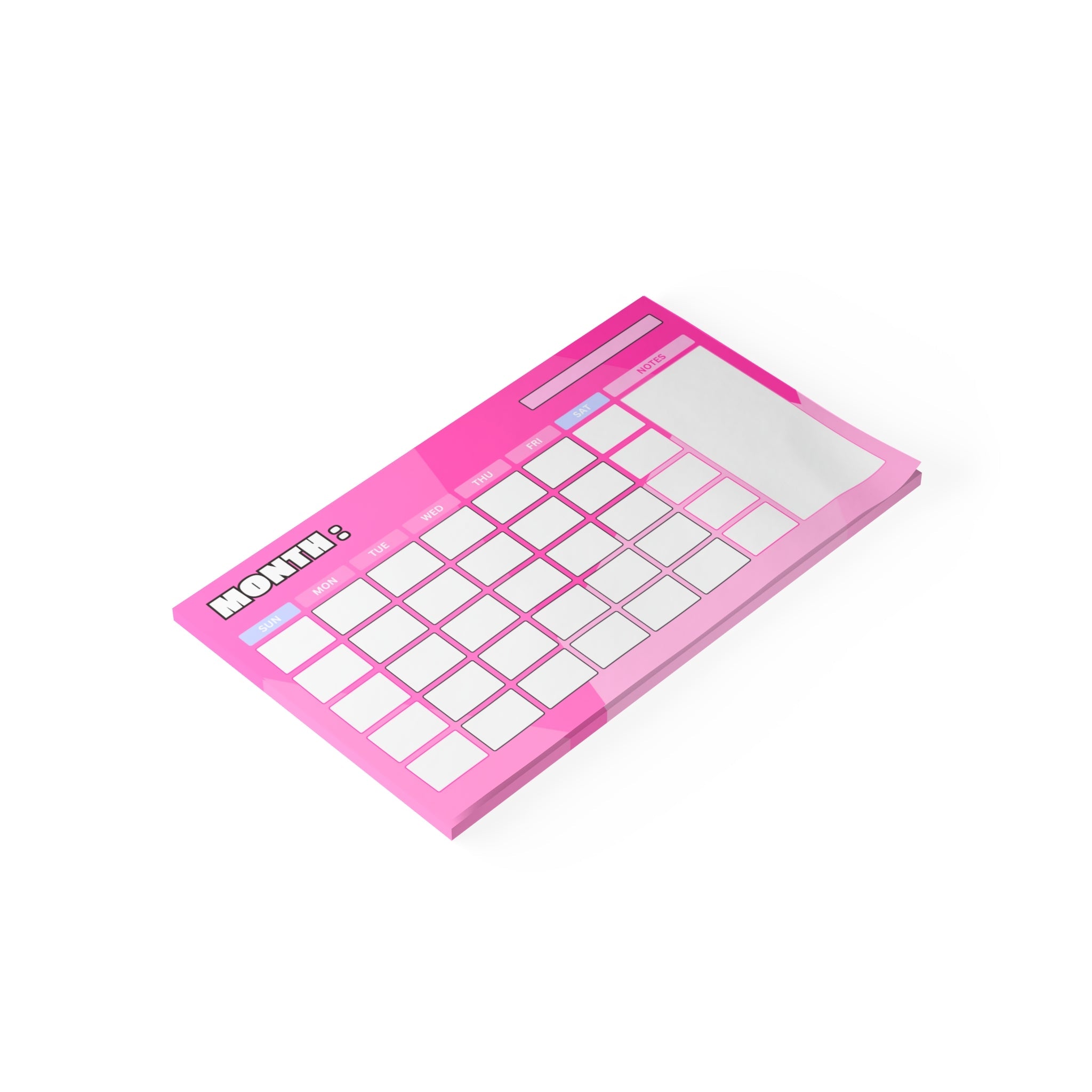 Bubblegum Dreams Calendar Post-it® Note Pad Paper products Pink Sweetheart
