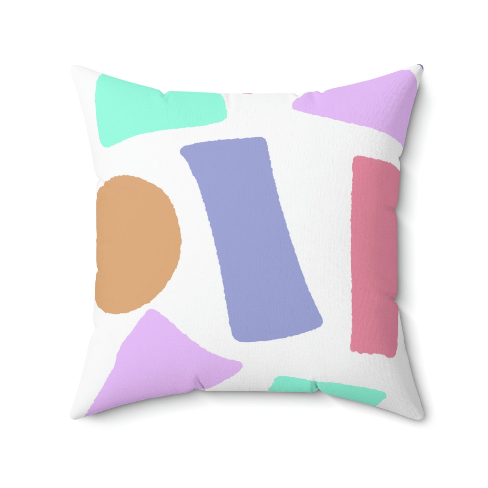 Candy Pieces Square Pillow Home Decor Pink Sweetheart