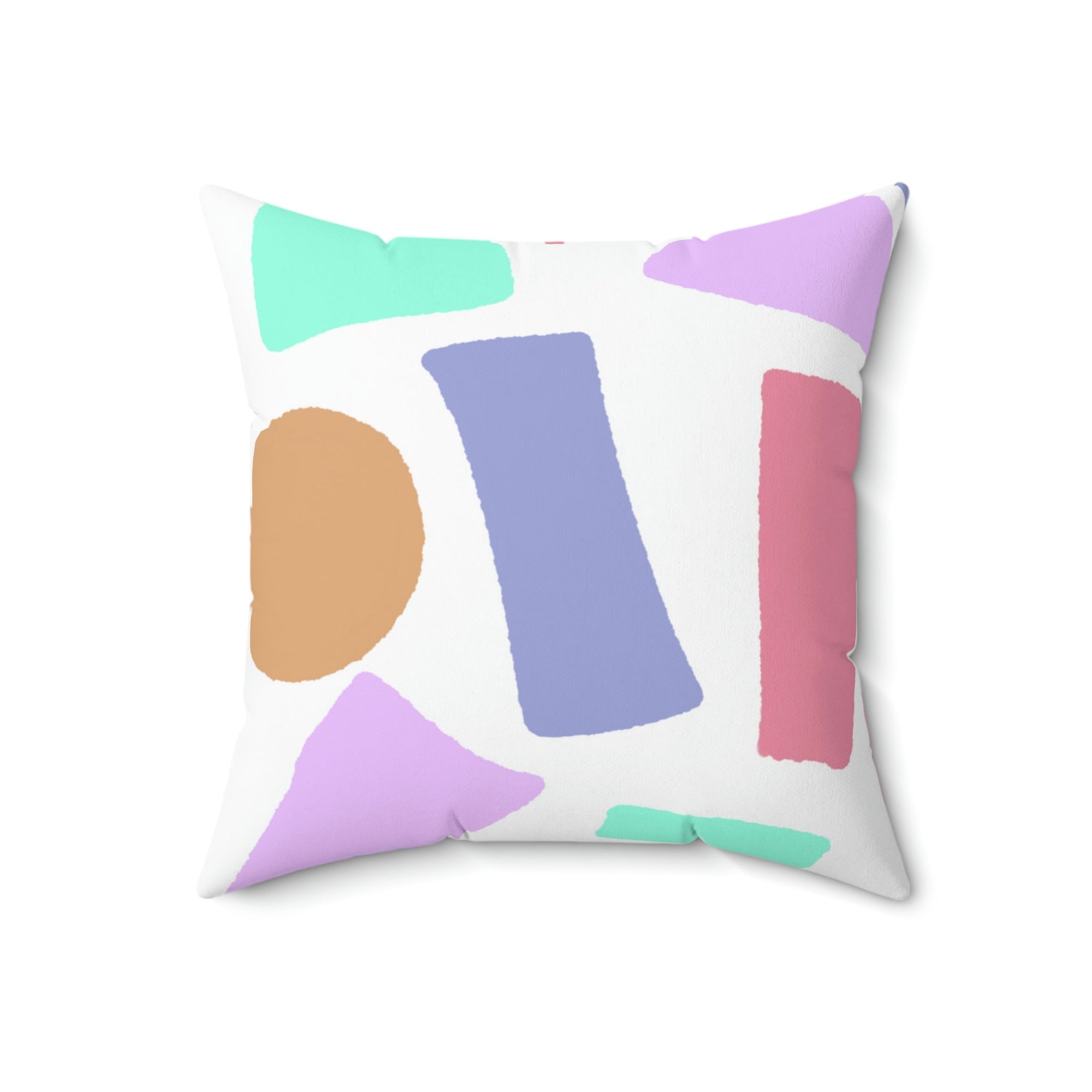 Candy Pieces Square Pillow Home Decor Pink Sweetheart