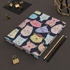 Cat Family Hardcover Matte Journal Paper products Pink Sweetheart