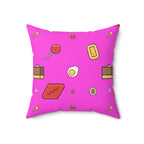 Caught in Candy Square Pillow Home Decor Pink Sweetheart