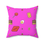 Caught in Candy Square Pillow Home Decor Pink Sweetheart