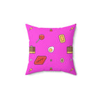 Caught in Candy Square Pillow Home Decor Pink Sweetheart