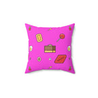Caught in Candy Square Pillow Home Decor Pink Sweetheart
