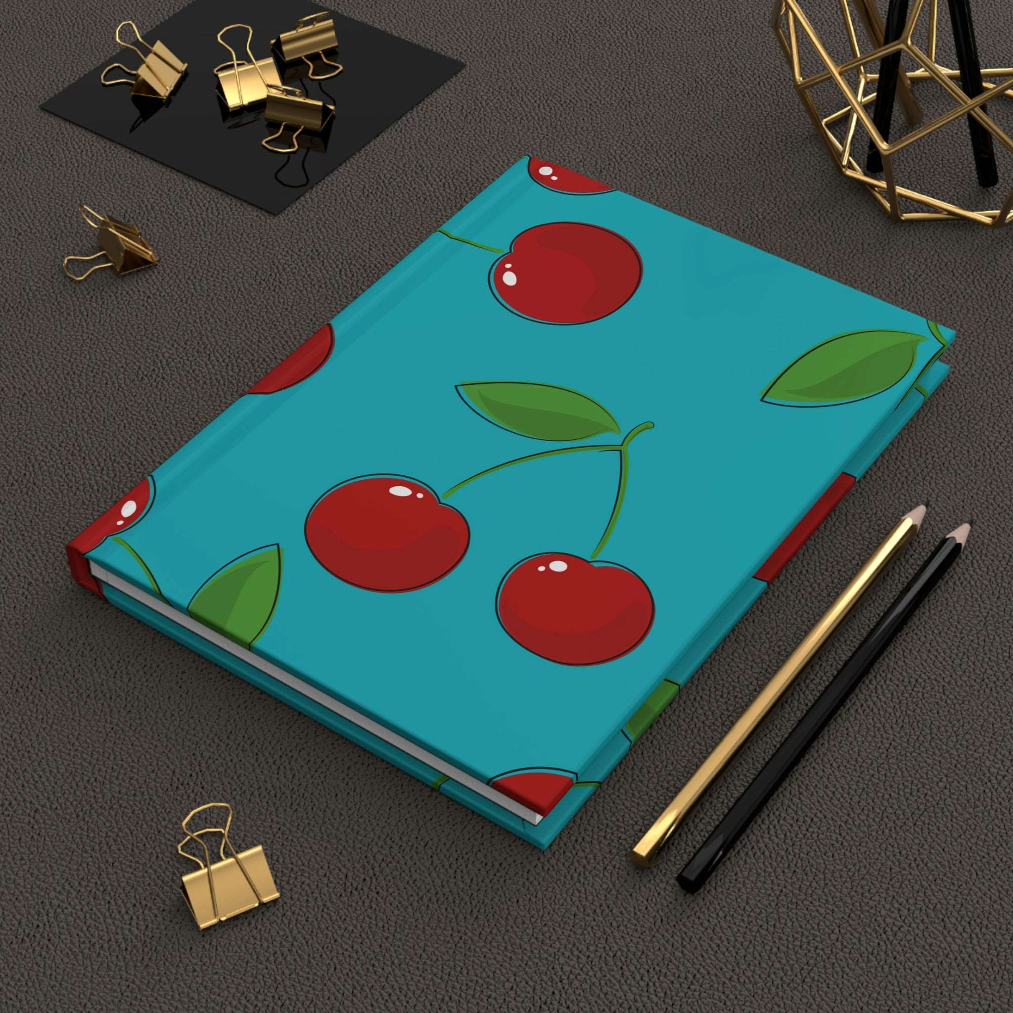 Cherry Bomb Hardcover Matte Journal Paper products Pink Sweetheart