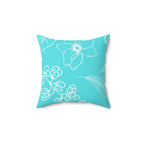 Chic Botanicals Square Pillow Home Decor Pink Sweetheart
