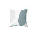 Chiseled Stones Square Pillow - Pink Sweetheart