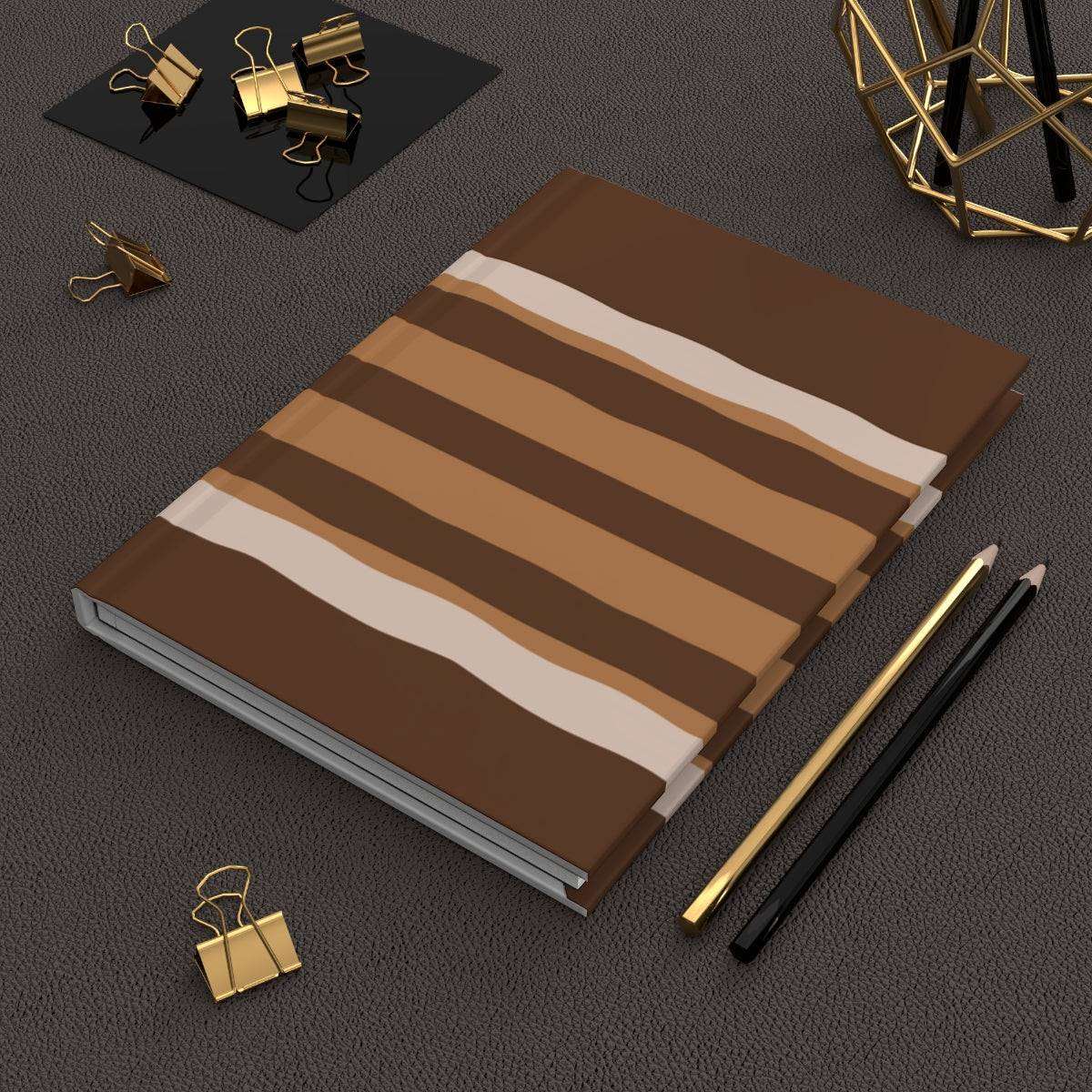 Chocolate Cake Hardcover Journal Matte Paper products Pink Sweetheart