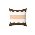 Chocolate Cake Square Pillow - Pink Sweetheart