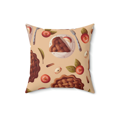 Chocolate Dessert Square Pillow Home Decor Pink Sweetheart