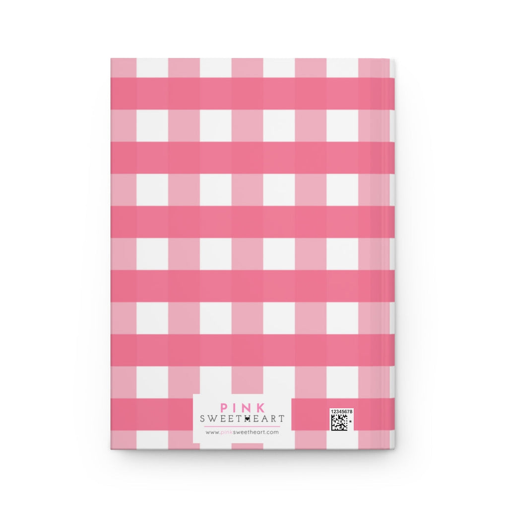 Classic Pink Picnic Hardcover Matte Journal Paper products Pink Sweetheart