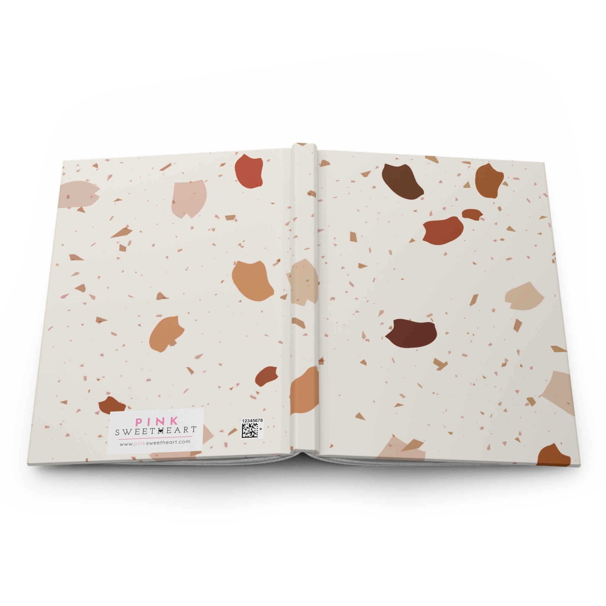 Classic Terrazzo Hardcover Matte Journal Paper products Pink Sweetheart