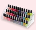 Clear Acrylic Tier Nail Polish Organizer Display Pink Sweetheart