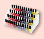 Clear Acrylic Tier Nail Polish Organizer Display Pink Sweetheart