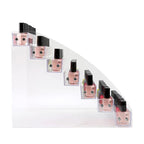 Clear Acrylic Tier Nail Polish Organizer Display Pink Sweetheart