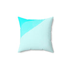 Clear Calm Waters Square Pillow Home Decor Pink Sweetheart