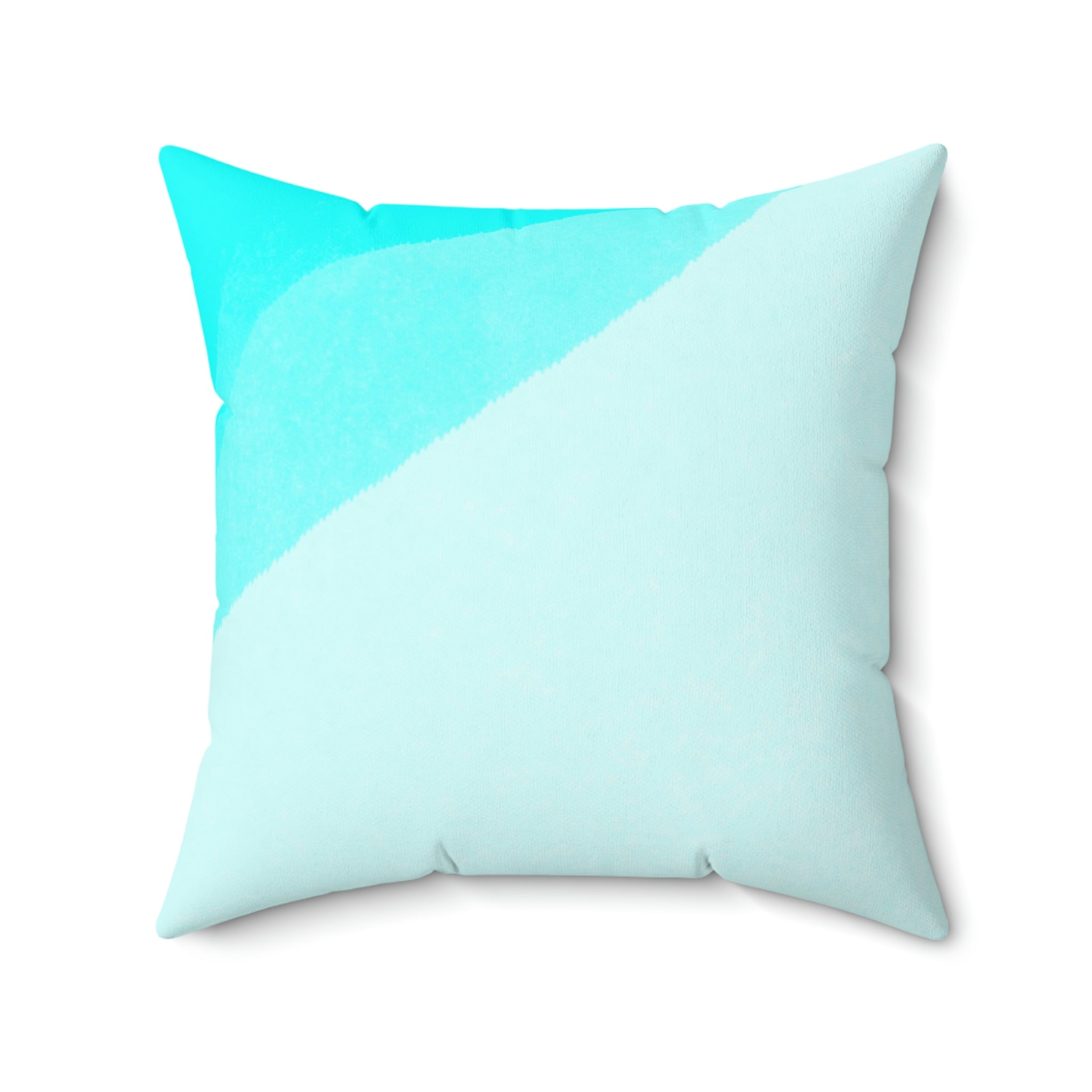Clear Calm Waters Square Pillow Home Decor Pink Sweetheart