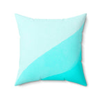 Clear Calm Waters Square Pillow Home Decor Pink Sweetheart