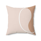 Coffee Cafe Square Pillow Home Decor Pink Sweetheart