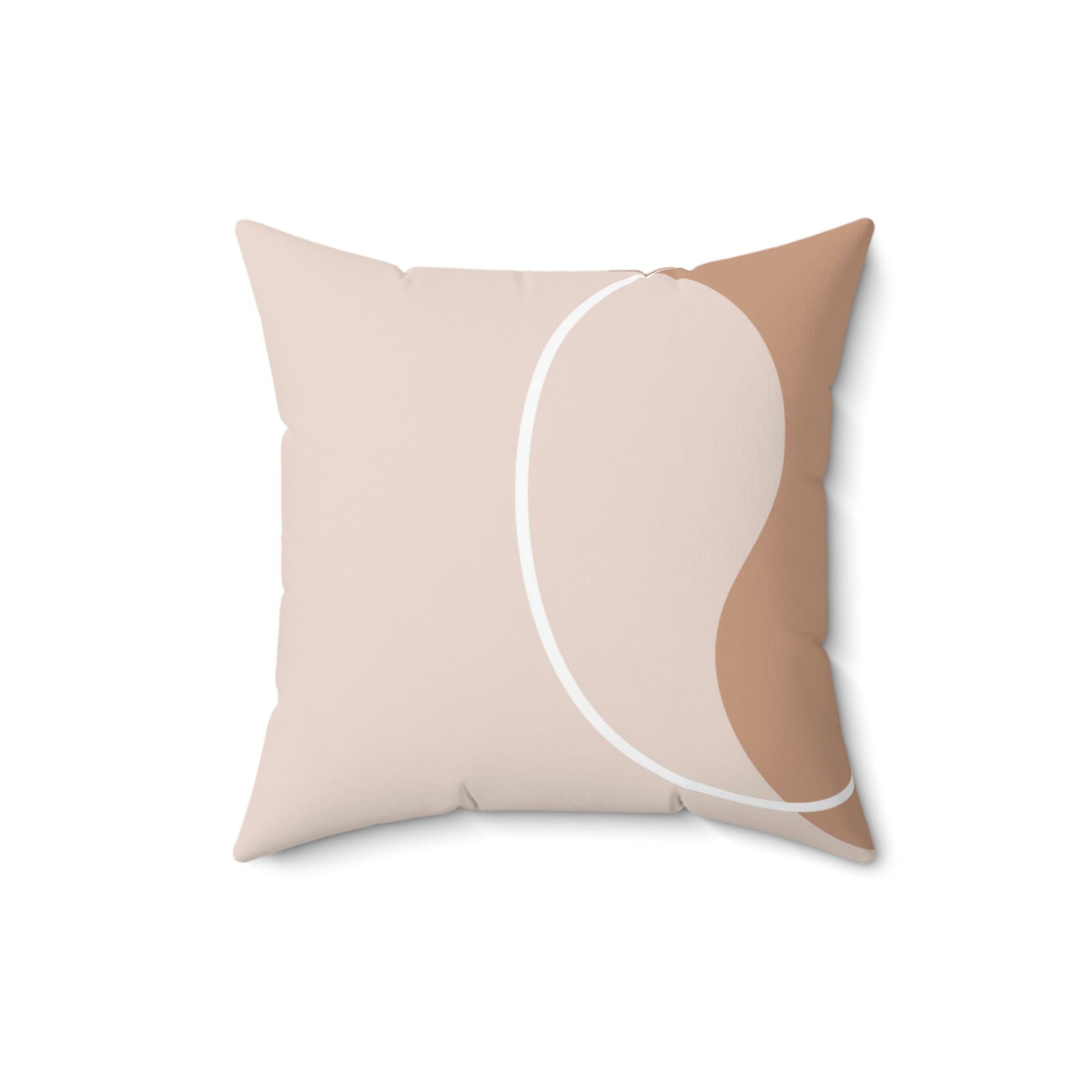 Coffee Cafe Square Pillow Home Decor Pink Sweetheart