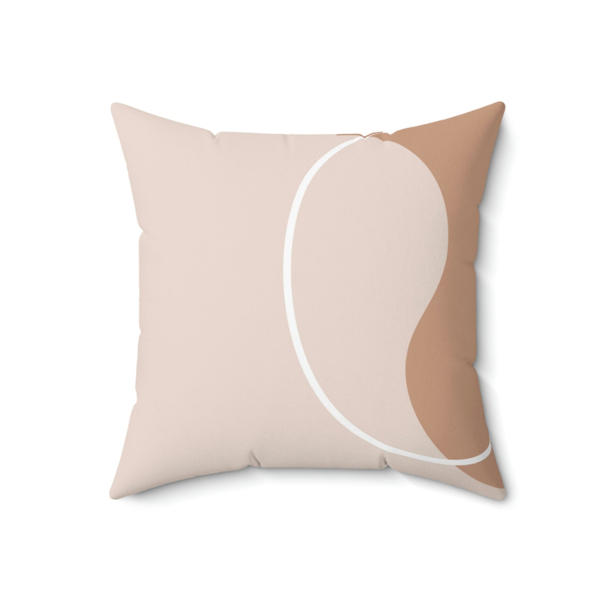 Coffee Cafe Square Pillow Home Decor Pink Sweetheart