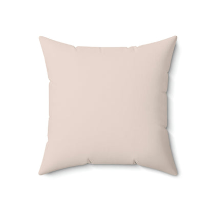 Coffee Cafe Square Pillow Home Decor Pink Sweetheart