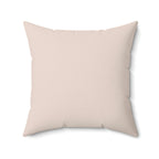 Coffee Cafe Square Pillow Home Decor Pink Sweetheart