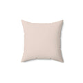 Coffee Cafe Square Pillow - Pink Sweetheart