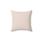 Coffee Cafe Square Pillow Home Decor Pink Sweetheart