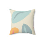 Colorful Coffee Beans Square Pillow Home Decor Pink Sweetheart