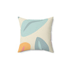Colorful Coffee Beans Square Pillow Home Decor Pink Sweetheart