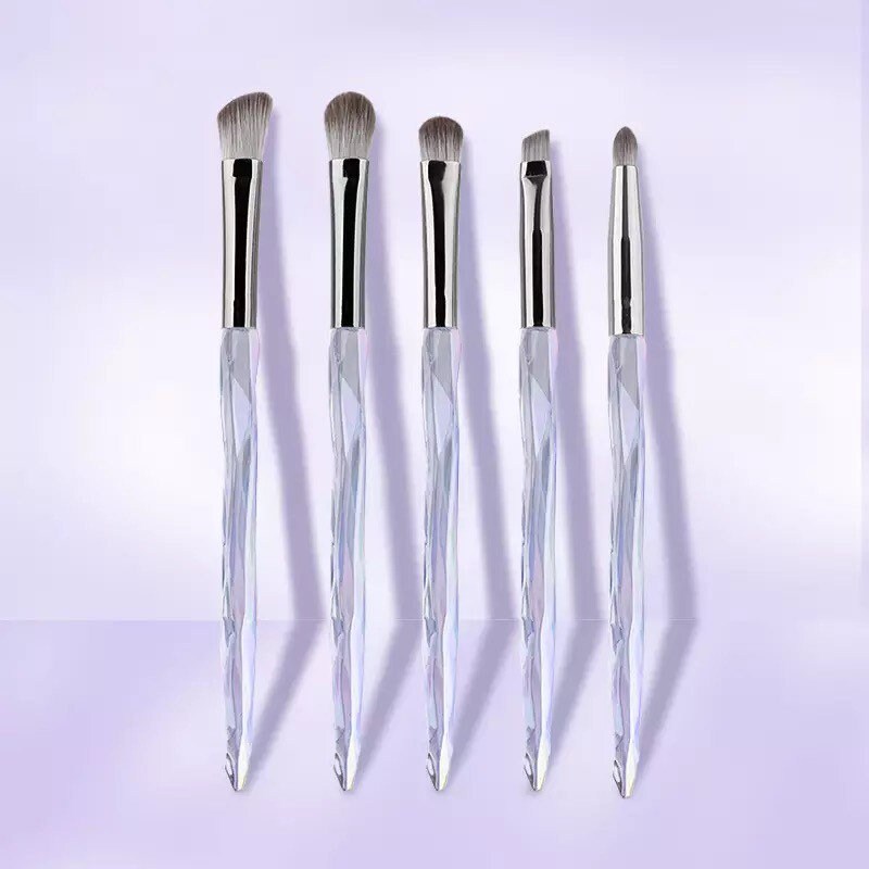 Crystal Diamond Cut Makeup Brush Set Makeup Brushes Pink Sweetheart