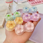 Crystal Flower Contact Lens Case  Pink Sweetheart