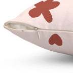 Cuddle Bear Square Pillow Home Decor Pink Sweetheart