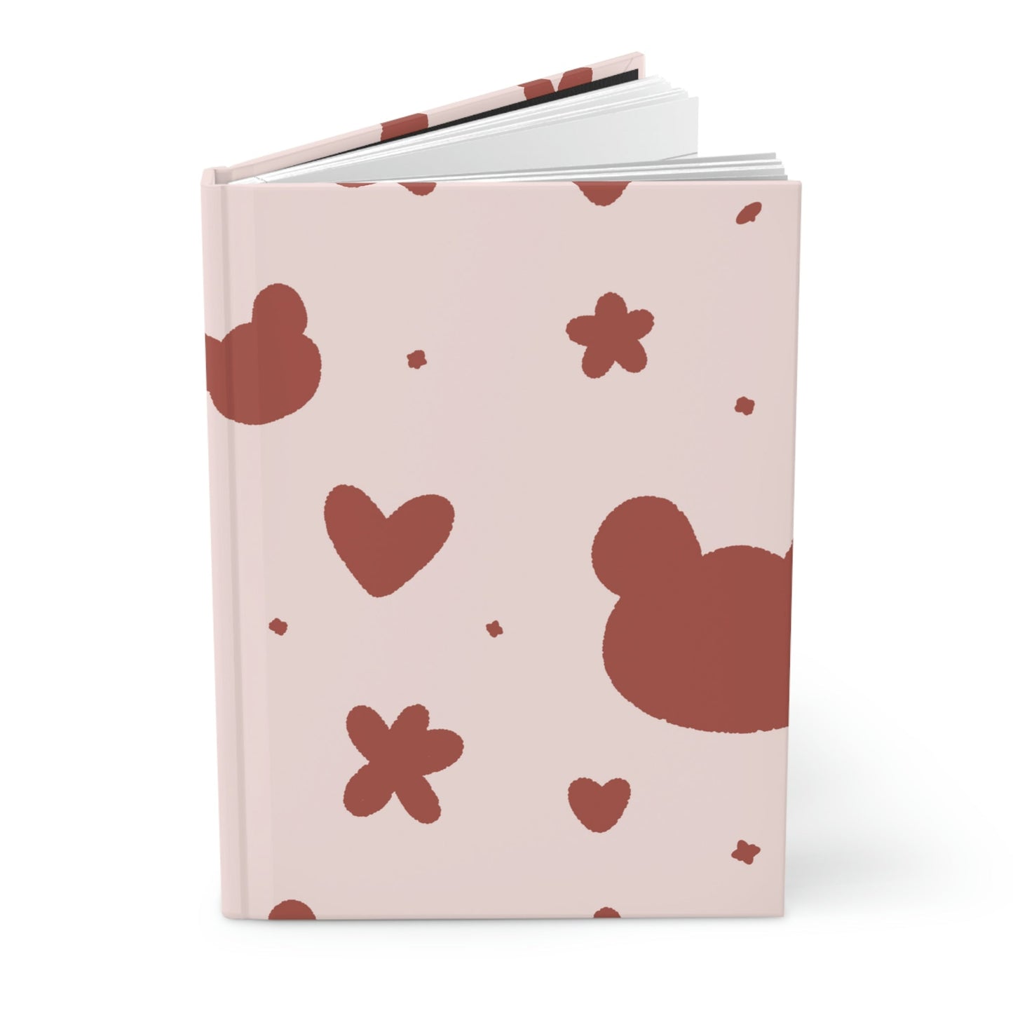 Cuddly Teddy Hardcover Matte Journal Paper products Pink Sweetheart