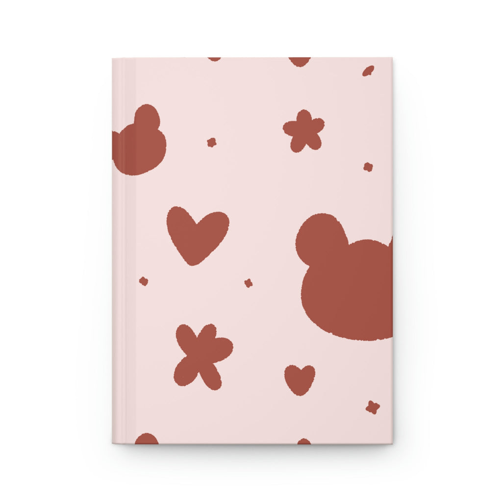Cuddly Teddy Hardcover Matte Journal Paper products Pink Sweetheart