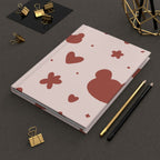 Cuddly Teddy Hardcover Matte Journal Paper products Pink Sweetheart