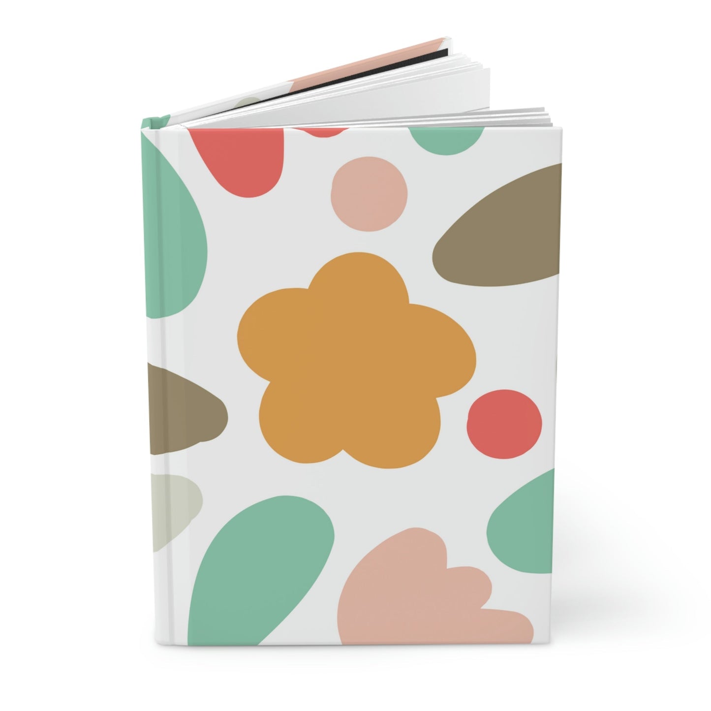 Cute Doodles Hardcover Matte Journal Paper products Pink Sweetheart