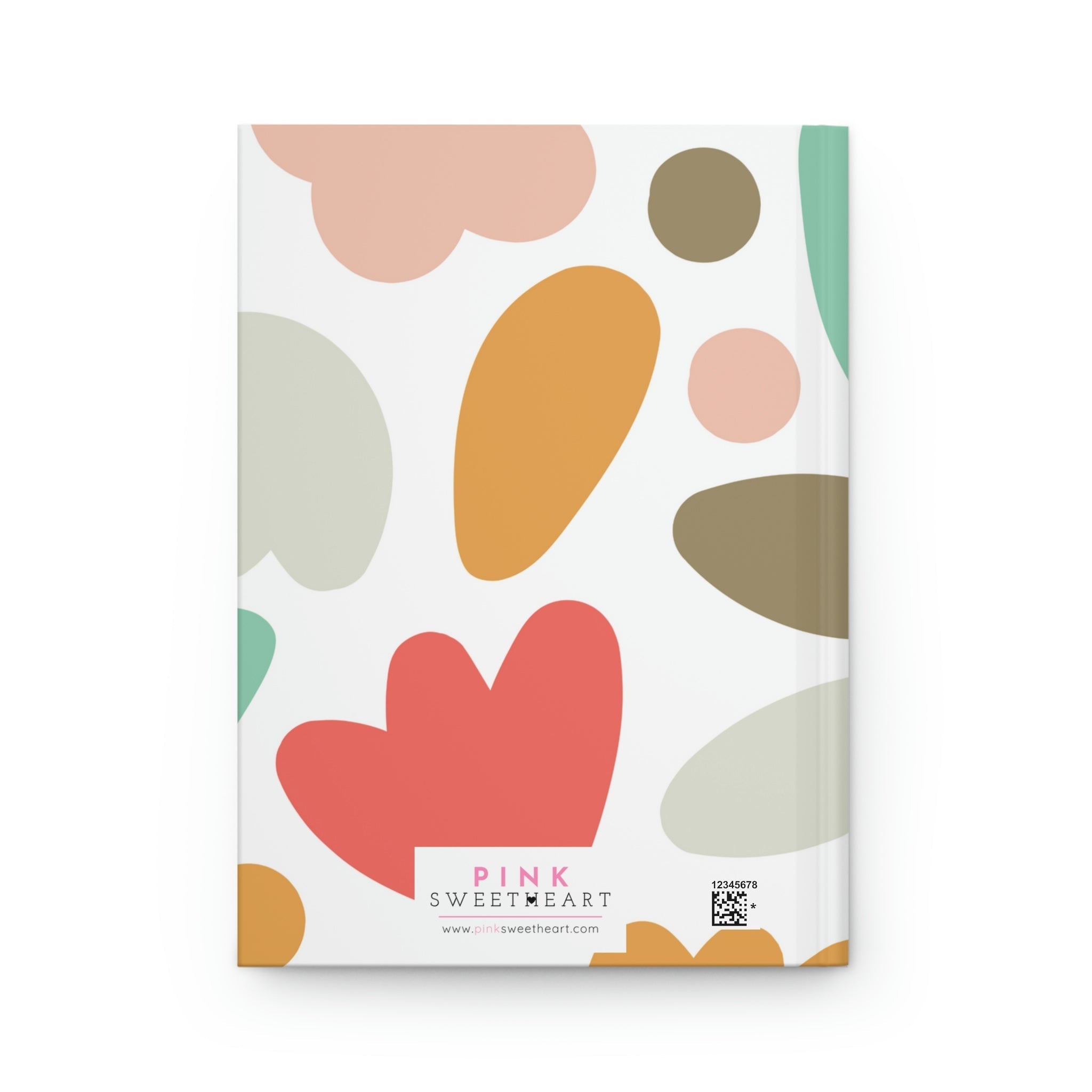 Cute Doodles Hardcover Matte Journal Paper products Pink Sweetheart