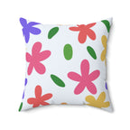 Cute Flowers in Bloom Square Pillow Home Decor Pink Sweetheart