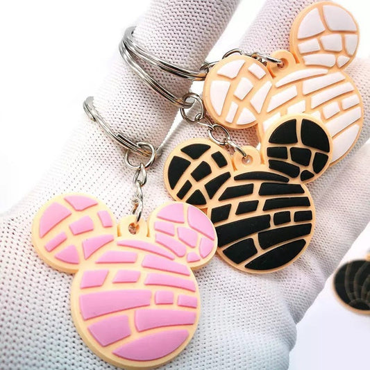 Cute Mouse Cookie Keychain Charm Keychains Pink Sweetheart