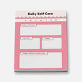 Daily Self Care Mini Stationery Notepad - Pink Sweetheart