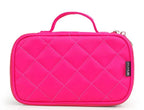 Deluxe Quilted Makeup Storage Bag Cosmetic & Toiletry Bags Pink Sweetheart