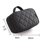 Deluxe Quilted Makeup Storage Bag Cosmetic & Toiletry Bags Pink Sweetheart